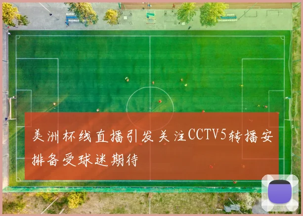 美洲杯线直播引发关注CCTV5转播安排备受球迷期待